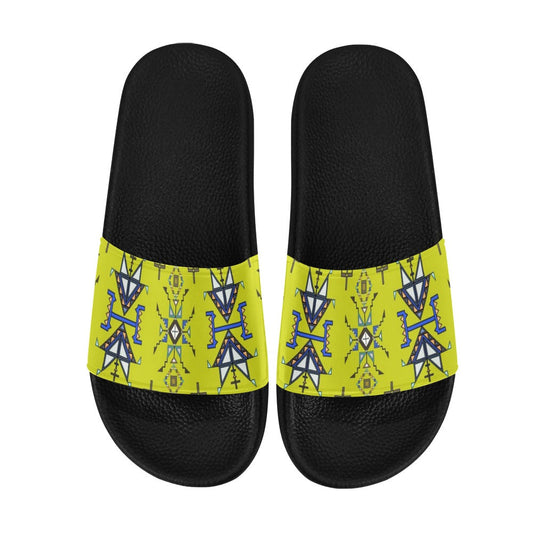 Eagle Strike Lime Slide Sandals