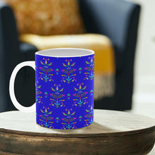 Load image into Gallery viewer, Dakota Damask Blue Mug
