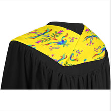 Load image into Gallery viewer, Dakota Damask Yellow Graduation Stole
