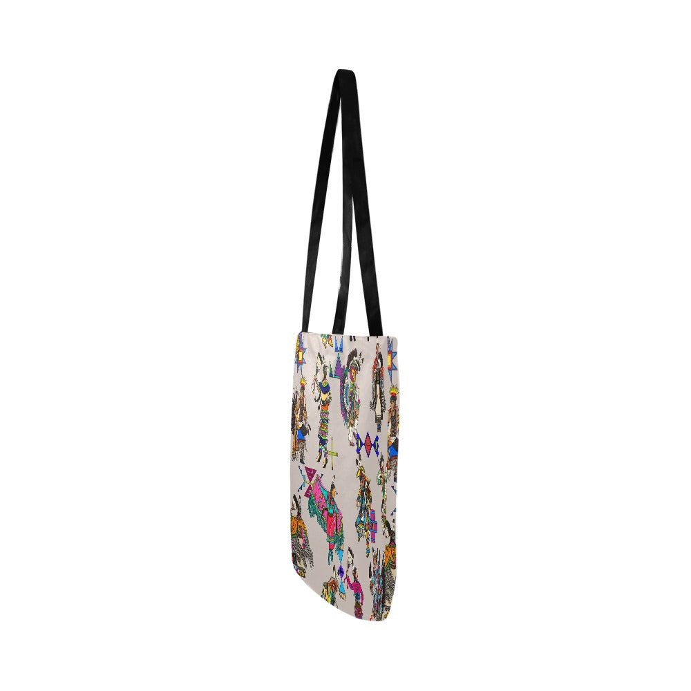 Grand Entry Dancers Muslin Reusable Shopping Bag