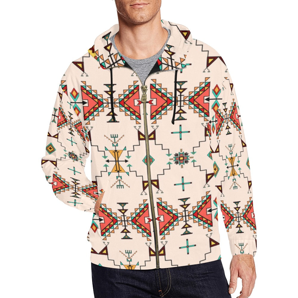 Thunder Flight Men's Zipper Hoodie