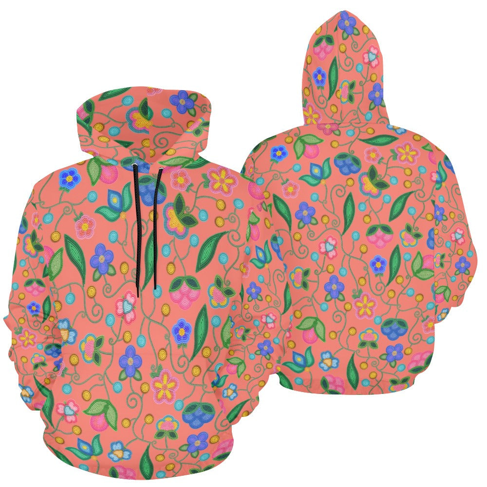 Skyberry Serenade Peach Hoodie for Women
