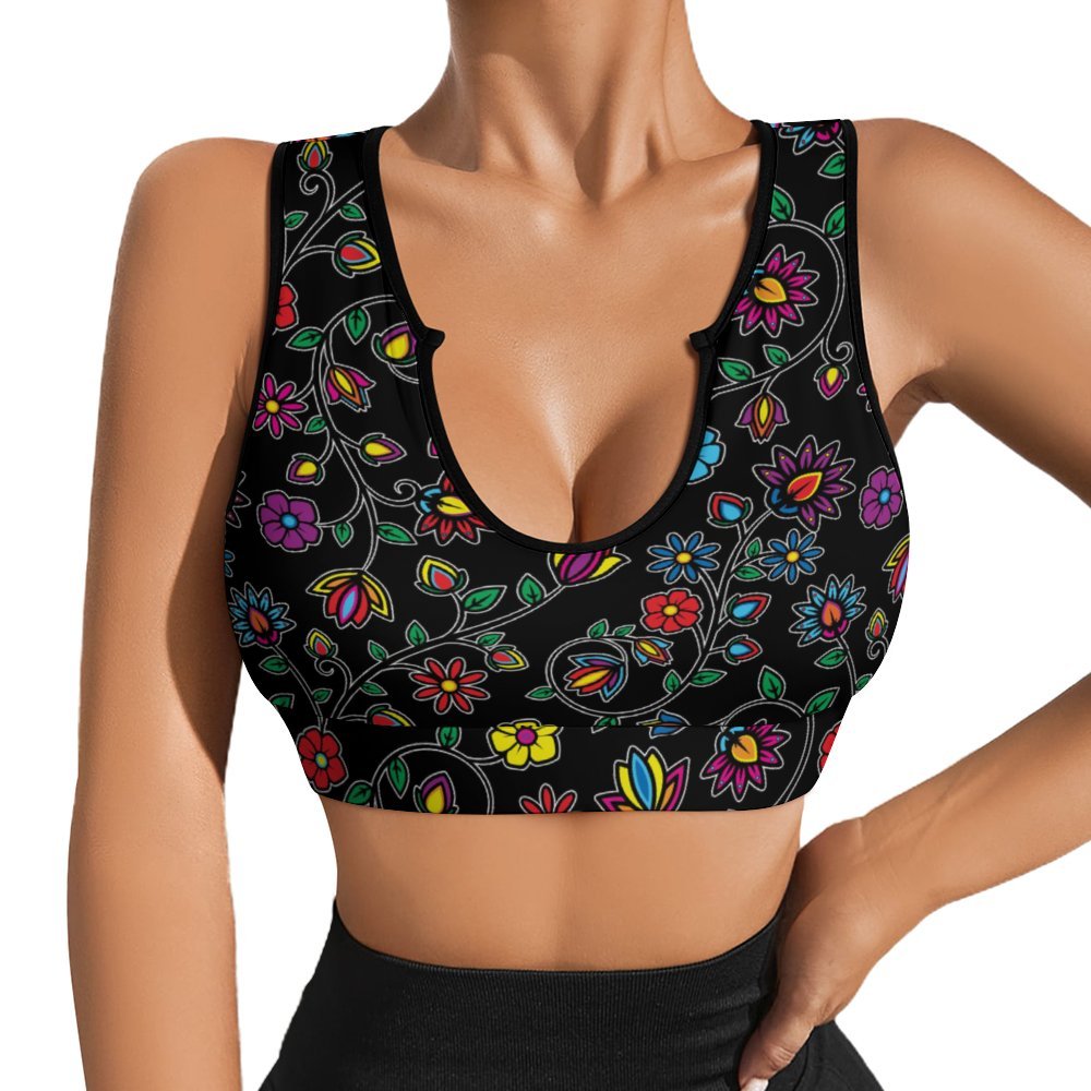 Nature's Nexus Black Yoga Top