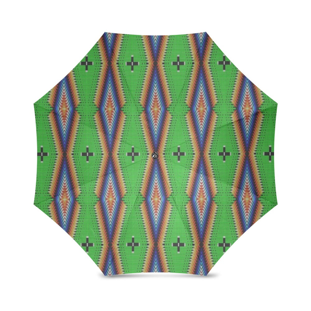 Diamond in the Bluff Lime Foldable Umbrella