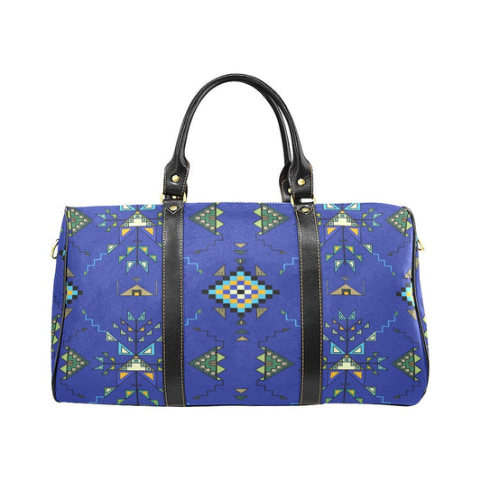 Bear Shield Dark Blue Large Travel Bag