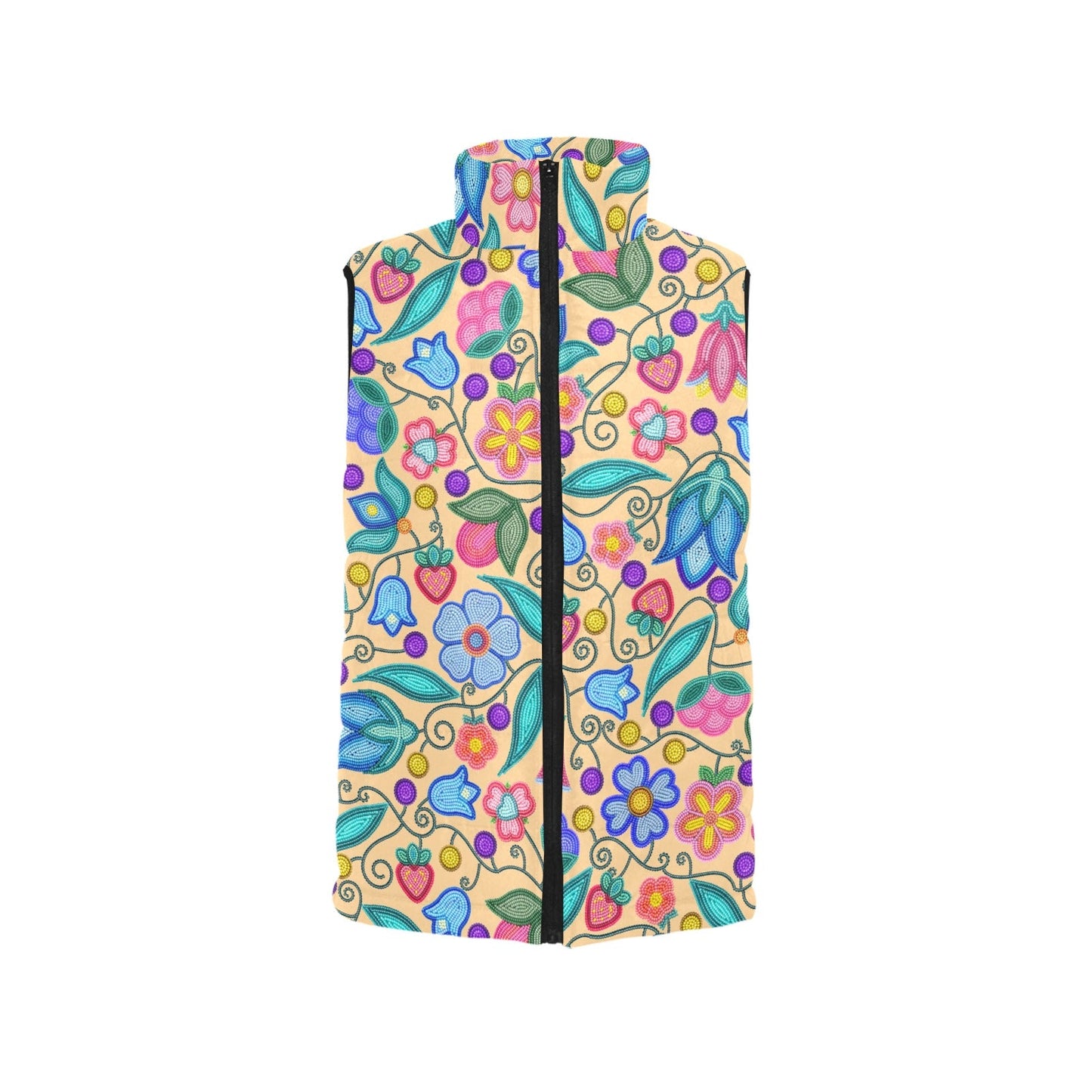 Sweet Offering Cream Women's Padded Vest Jacket