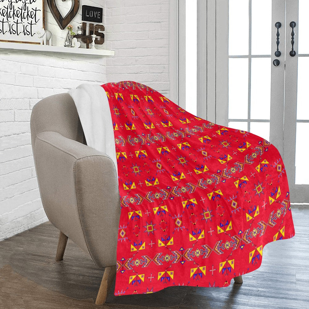 Scattered Generations Red Ultra-Soft Micro Fleece Blanket 50"x60"