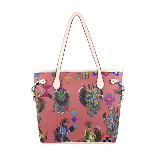 Men's Tradish Dancers Terra Cotta Clover Canvas Tote Bag