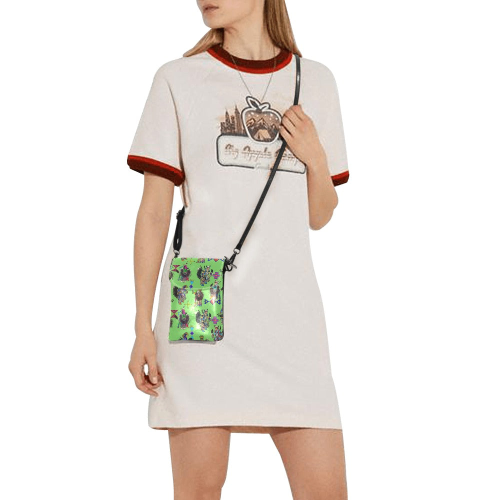 Men's Tradish Dancers Grass Small Cell Phone Purse
