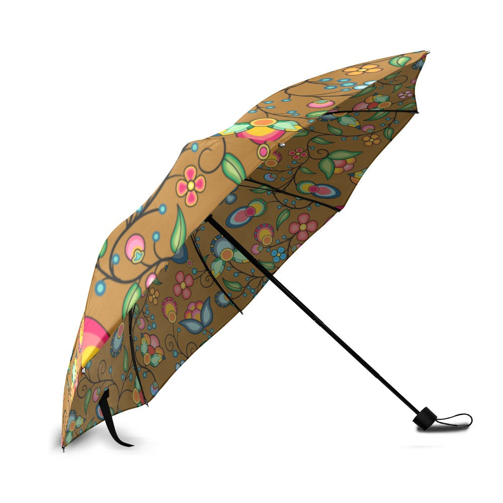 Floral Bounty Fall Leaves Foldable Umbrella