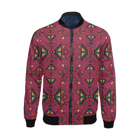 Arrow Dawn Maroon Bomber Jacket