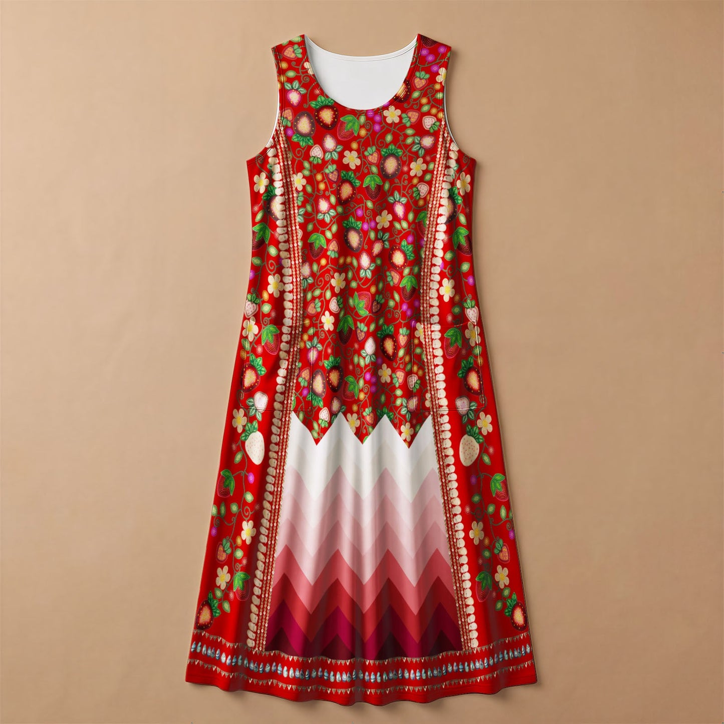 Berry Rites Red 1 Sleeveless Dress
