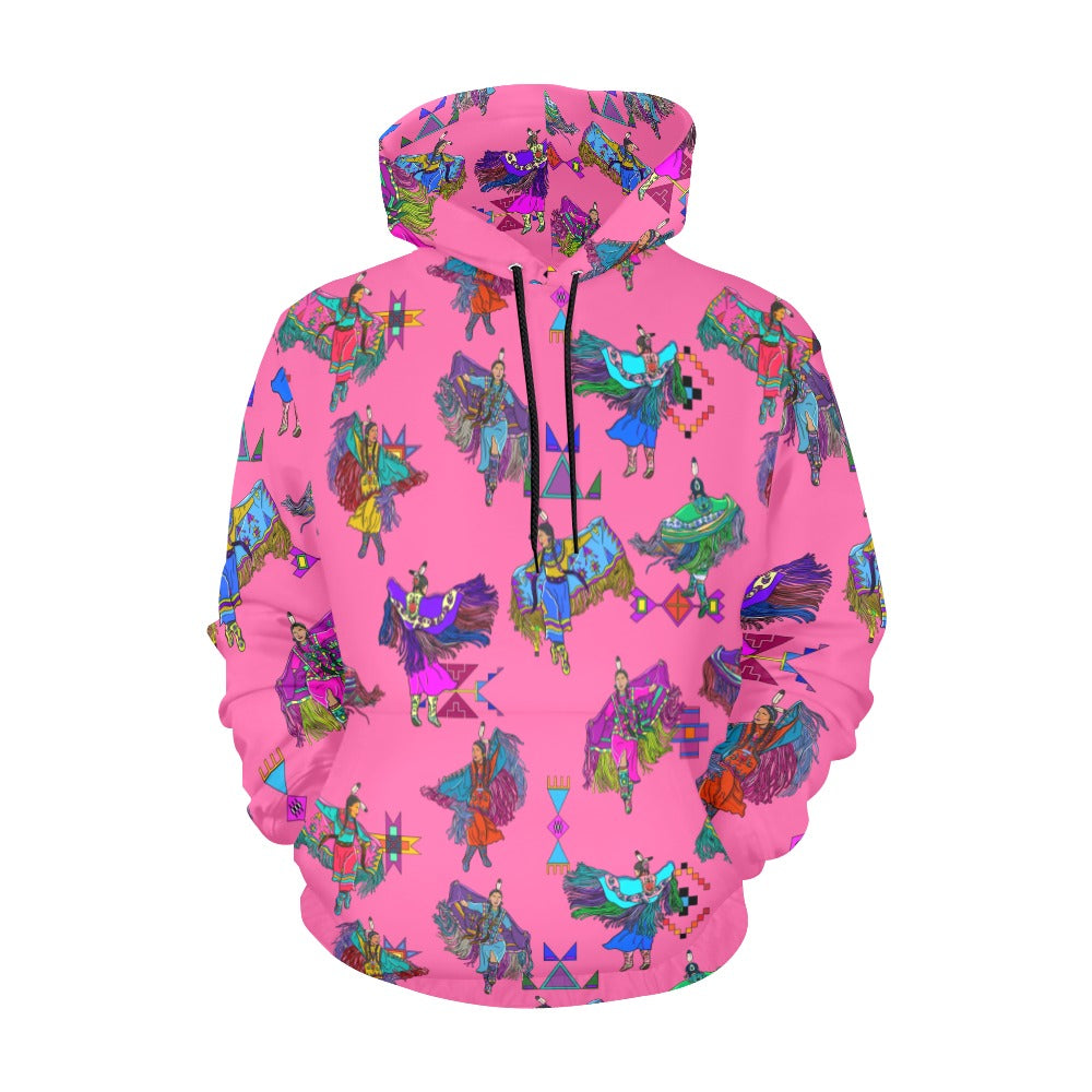 Women's Fancy Dancers Pink Hoodie for Men