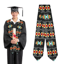 Load image into Gallery viewer, Sacred Trust Black Colour Graduation Stole
