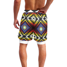 Load image into Gallery viewer, Sunset Blanket Men&#39;s Sports Shorts with Compression Liner
