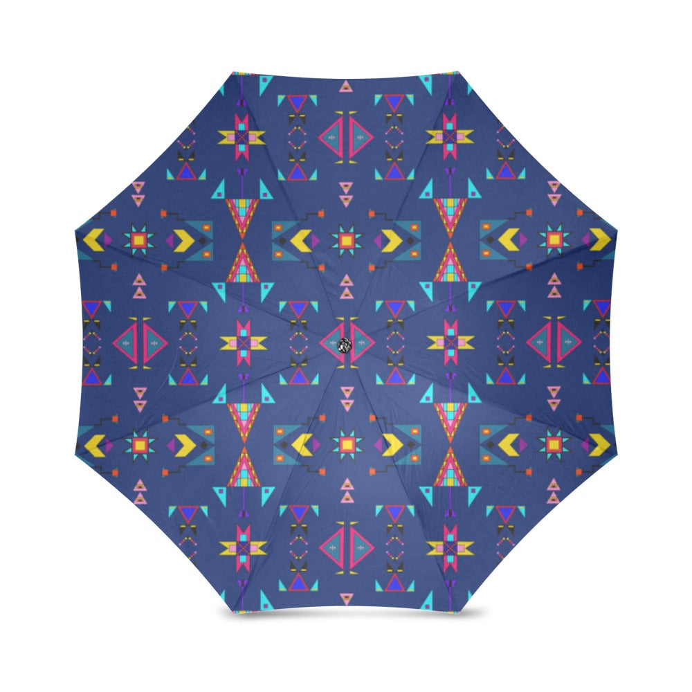 Enemy Territory Dark Navy Foldable Umbrella