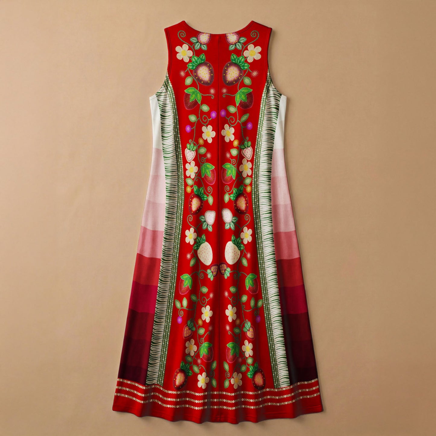 Berry Rites Red 2 Sleeveless Dress