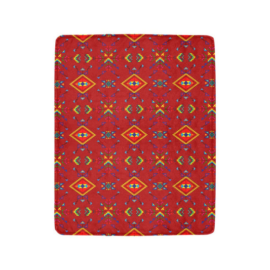 Buffalo Jump Red Ultra-Soft Micro Fleece Blanket 40"x50"