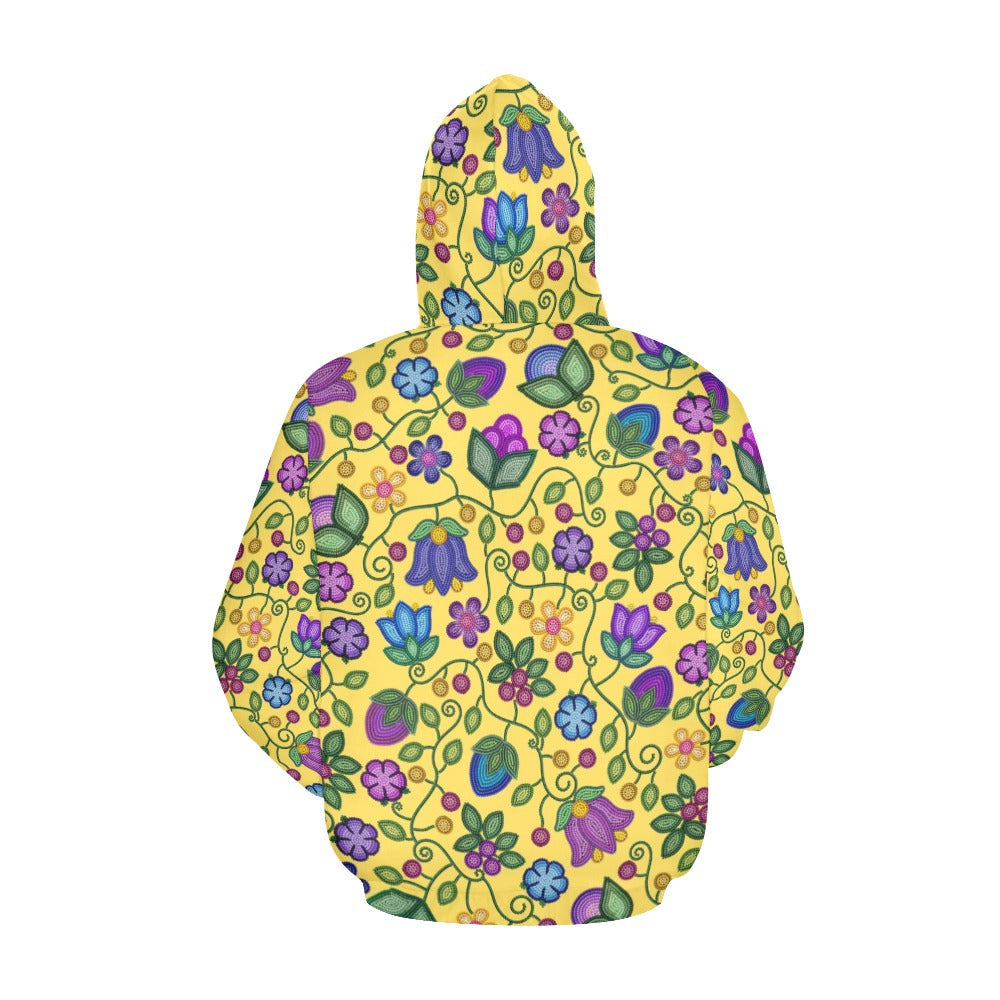 Bloom Uplift Yellow Hoodie for Women