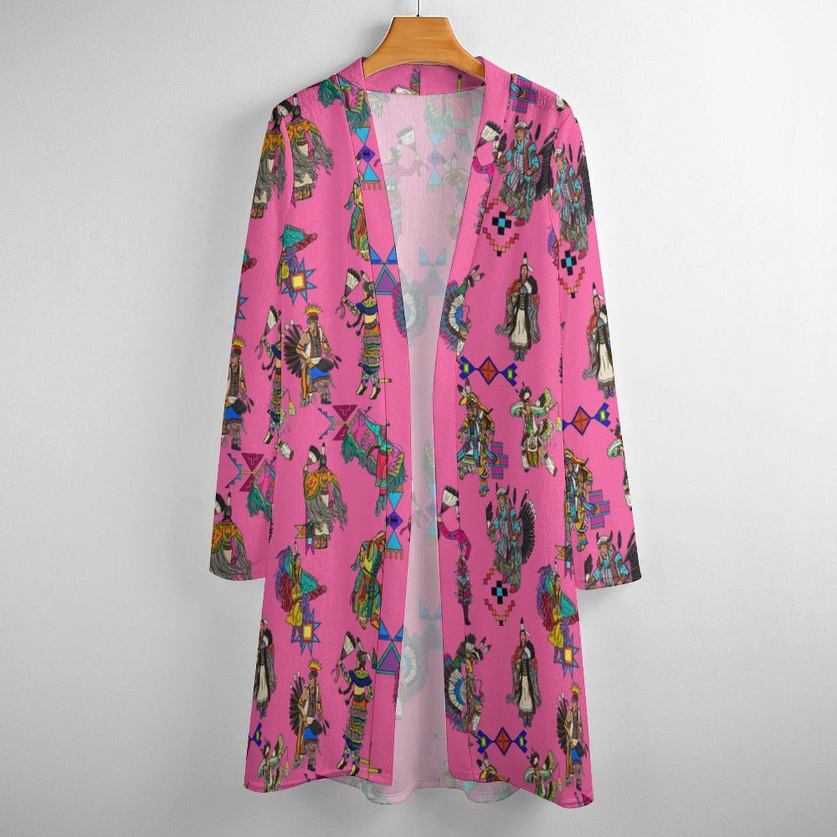 Grand Entry Dancers Pink Cardigan