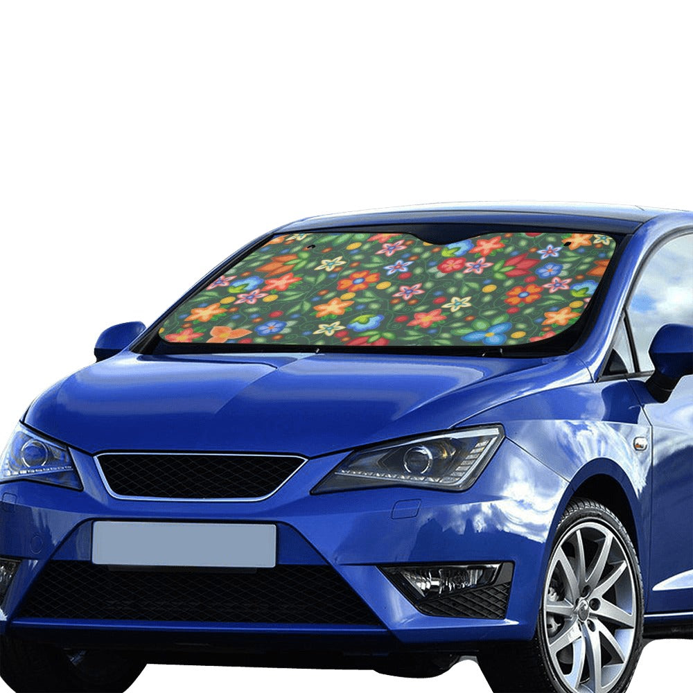 Morning Harmony Forest Car Sun Shade 55"x30"