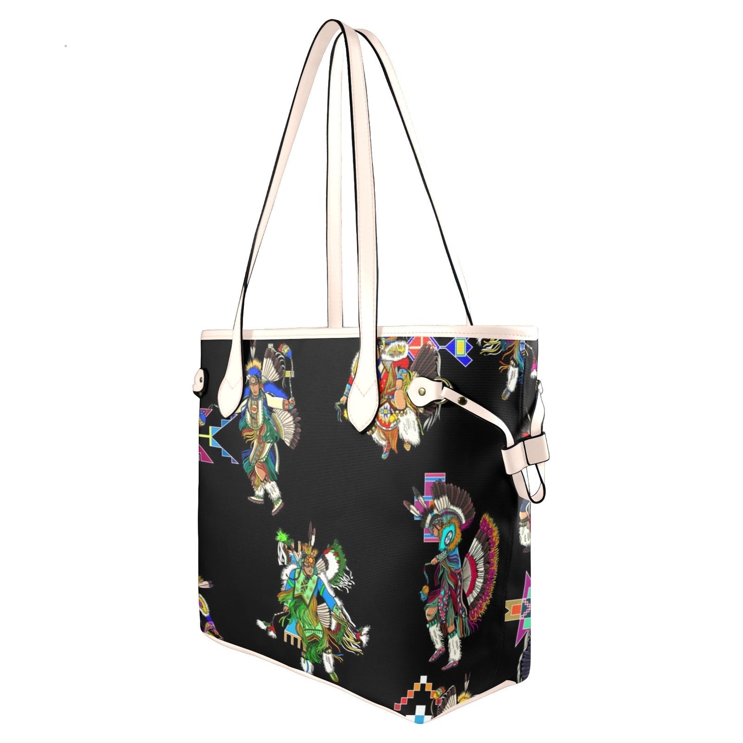Men's Fancy Dancer Black Clover Canvas Tote