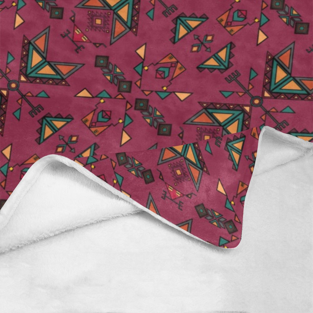 Arrow dawn Maroon Ultra-Soft Micro Fleece Blanket 50"x60"
