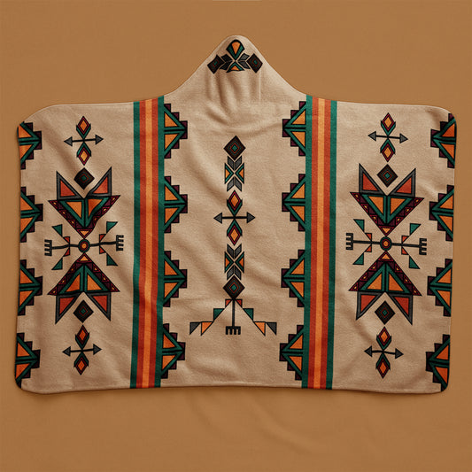 Arrow Dawn Hooded Blanket