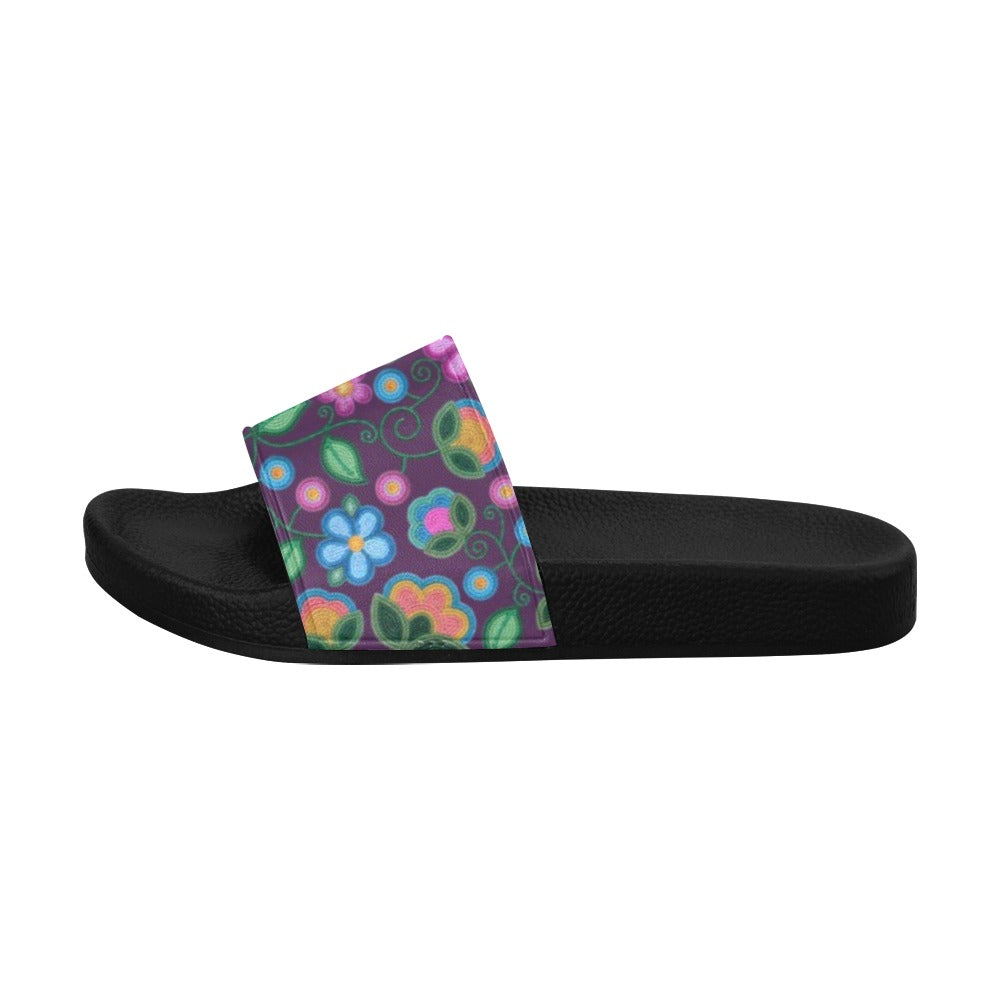 Turquoise Sunbeam Violet Women's Slide Sandals