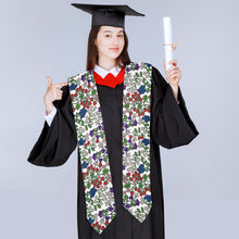 Load image into Gallery viewer, Takwakin Harvest White Graduation Stole
