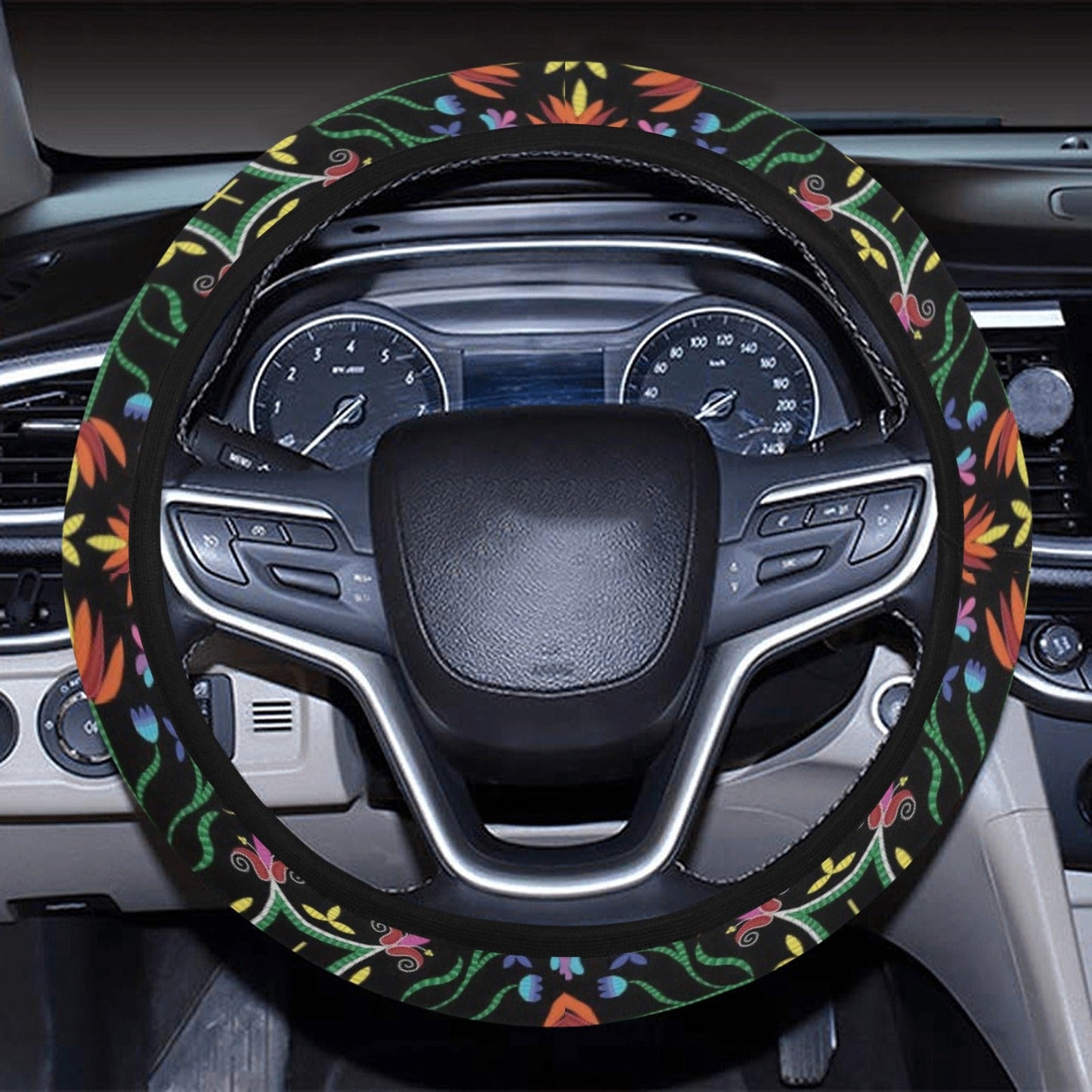 Quill Visions Steering Wheel Cover with Elastic Edge