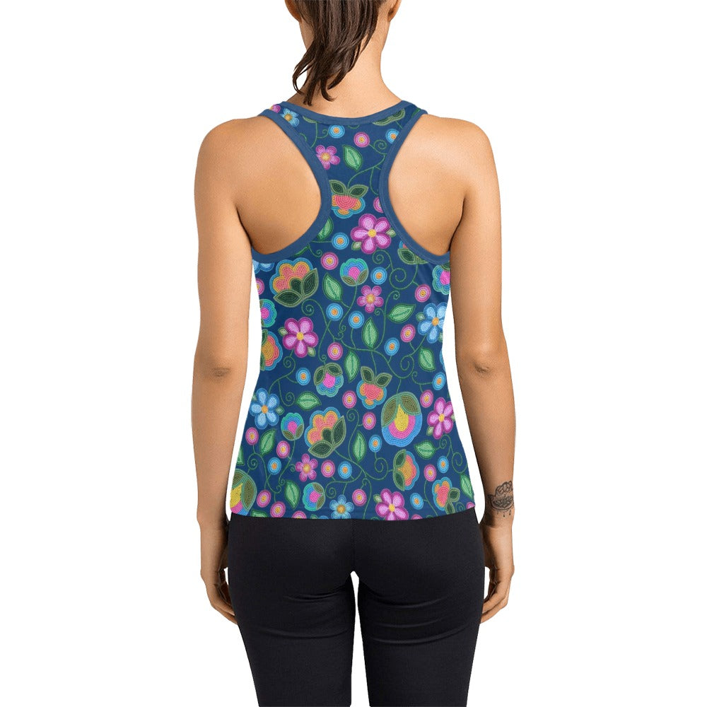 Turquoise Sunbeam Blue Racerback Tank Top