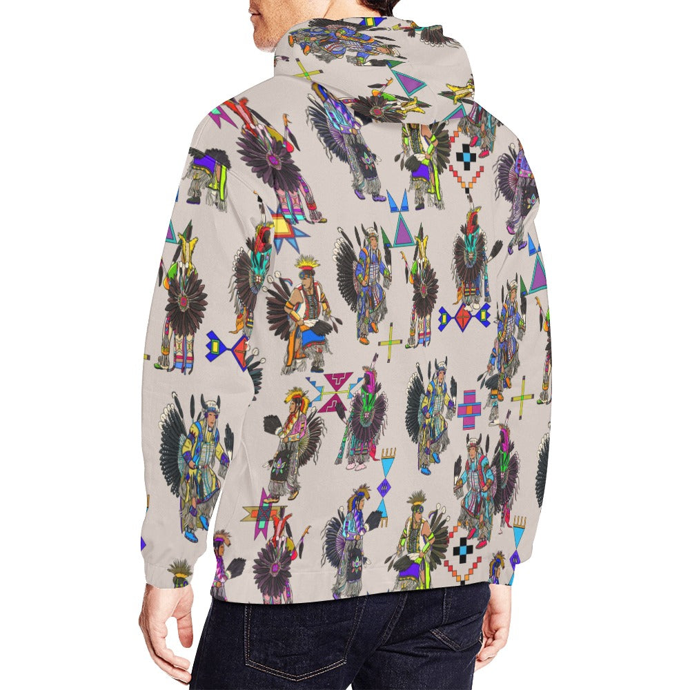 Men's Tradish Dancers Muslin White Hoodie for Men