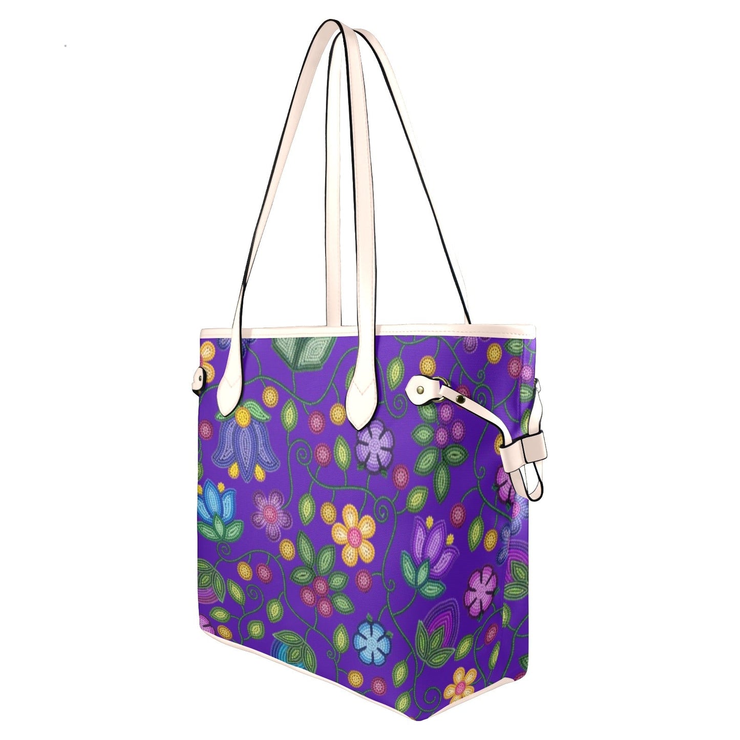 Bloom Uplift Indigo Clover Canvas Tote