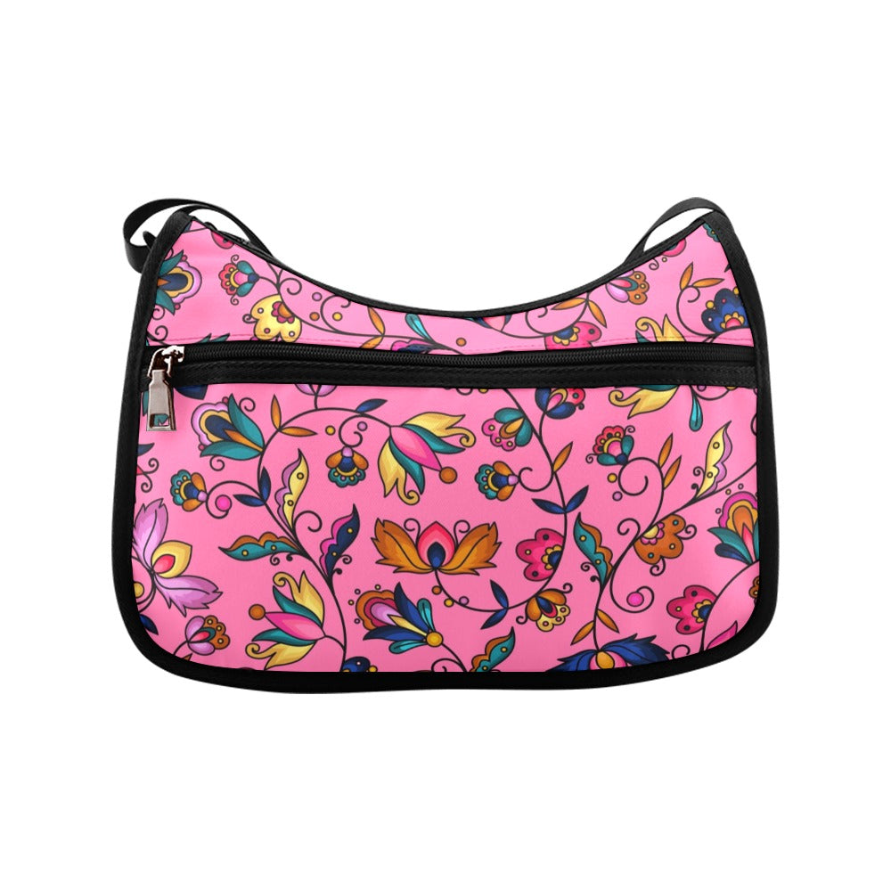 Copper Prairie Petals Pink Crossbody Bag