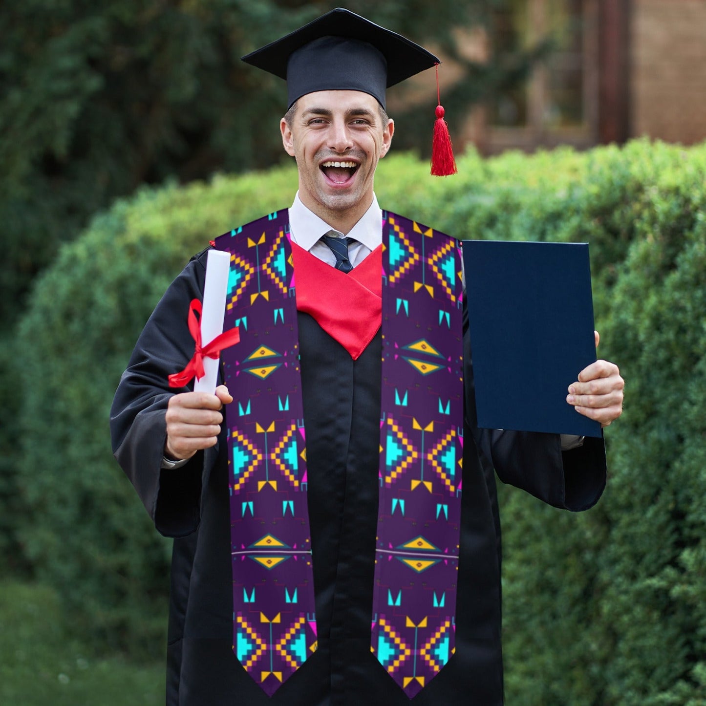 Rite of Passage Dark Purple Graduation Stole