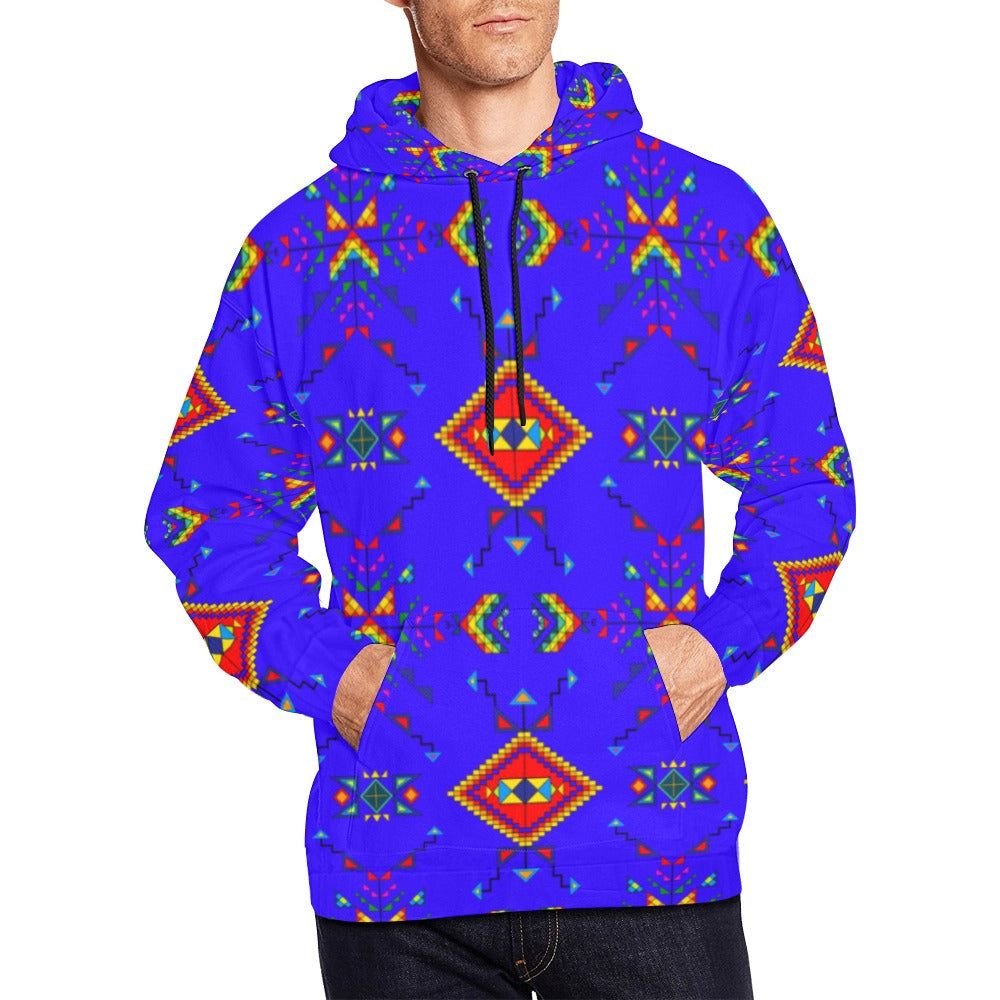 Buffalo Jump Blue Hoodie for Men