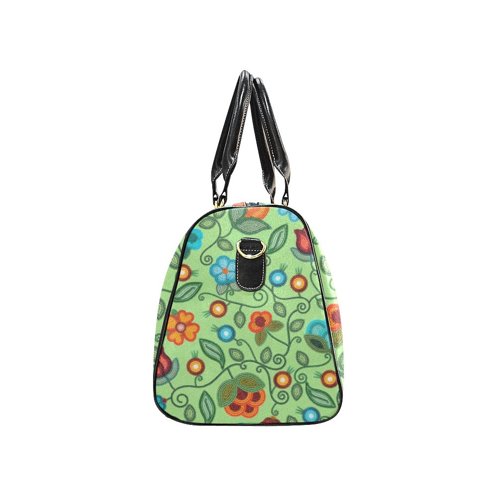 Prairie Fire Petals Sage Small Travel Bag