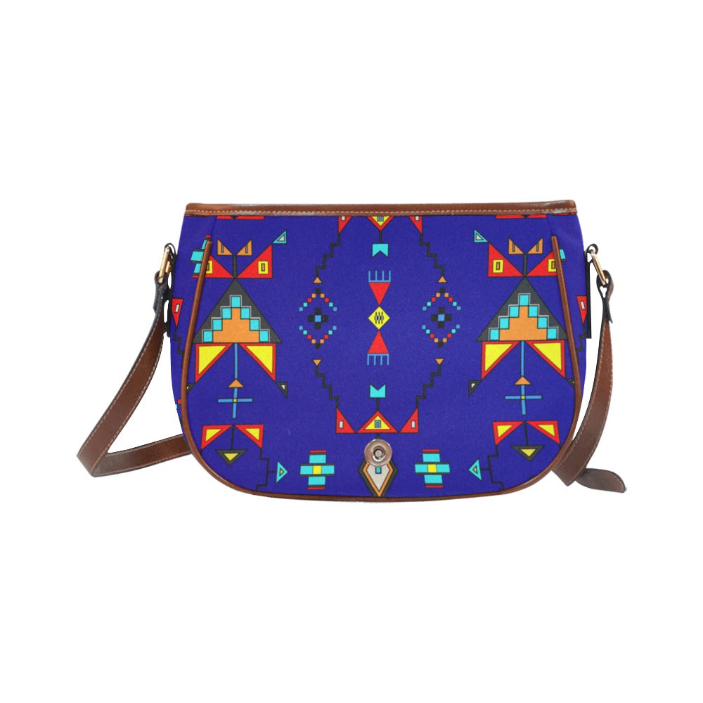 Sentinel of the Plains Navy Saddle Bag/Large