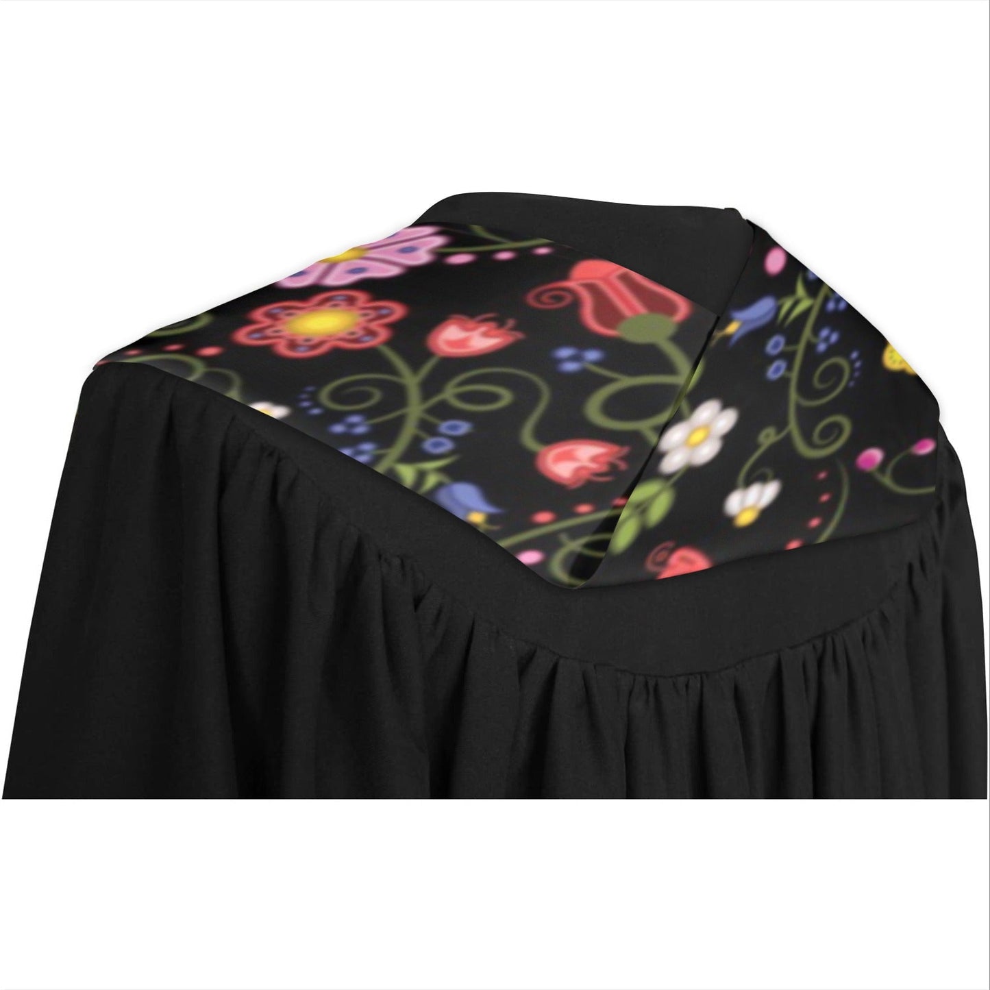 Nipin Blossom Midnight Graduation Stole