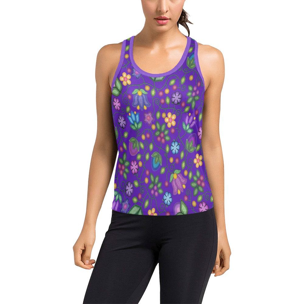 Bloom Uplift Indigo Racerback Tank Top
