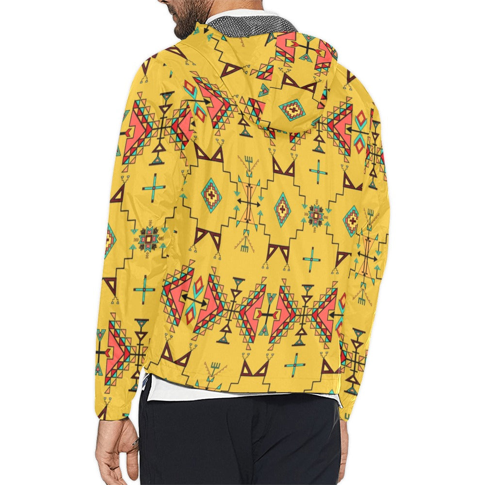Thunder Flight Yellow Men's Windbreaker