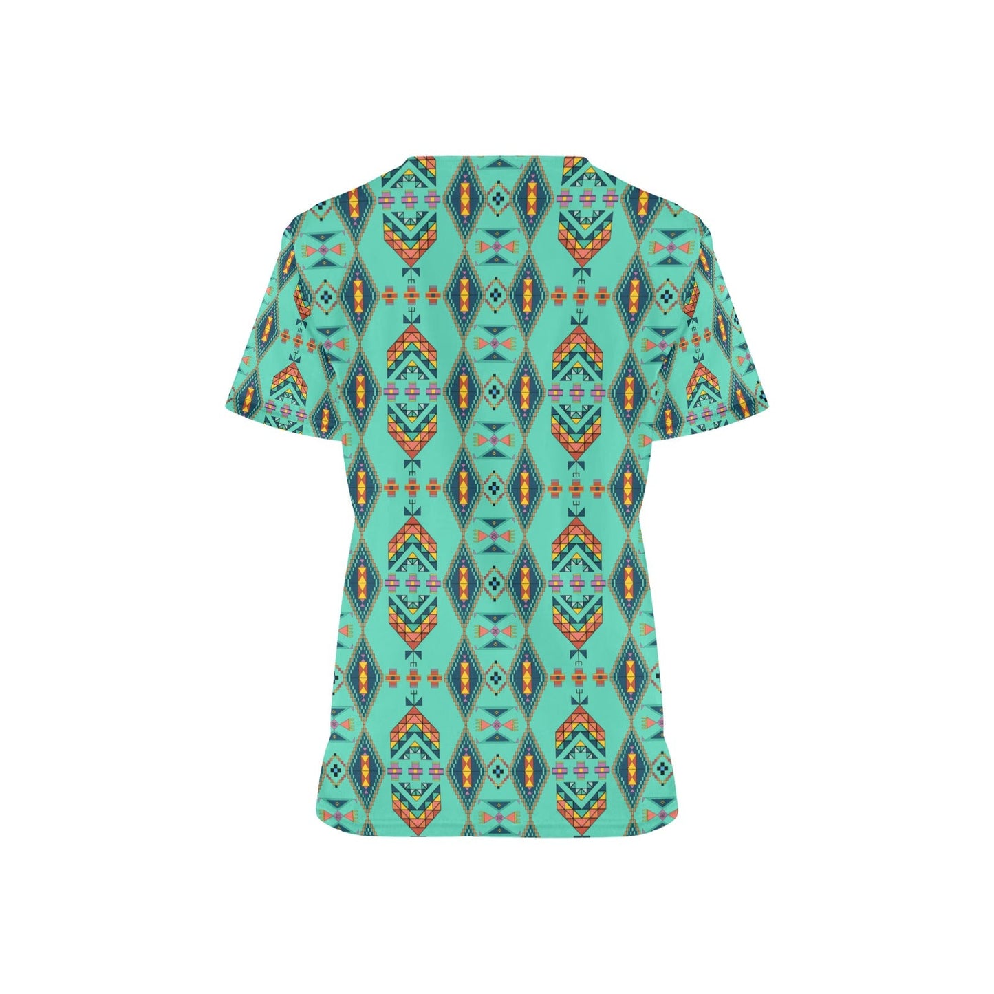Travois Tipi Smoky Sky Scrub Top