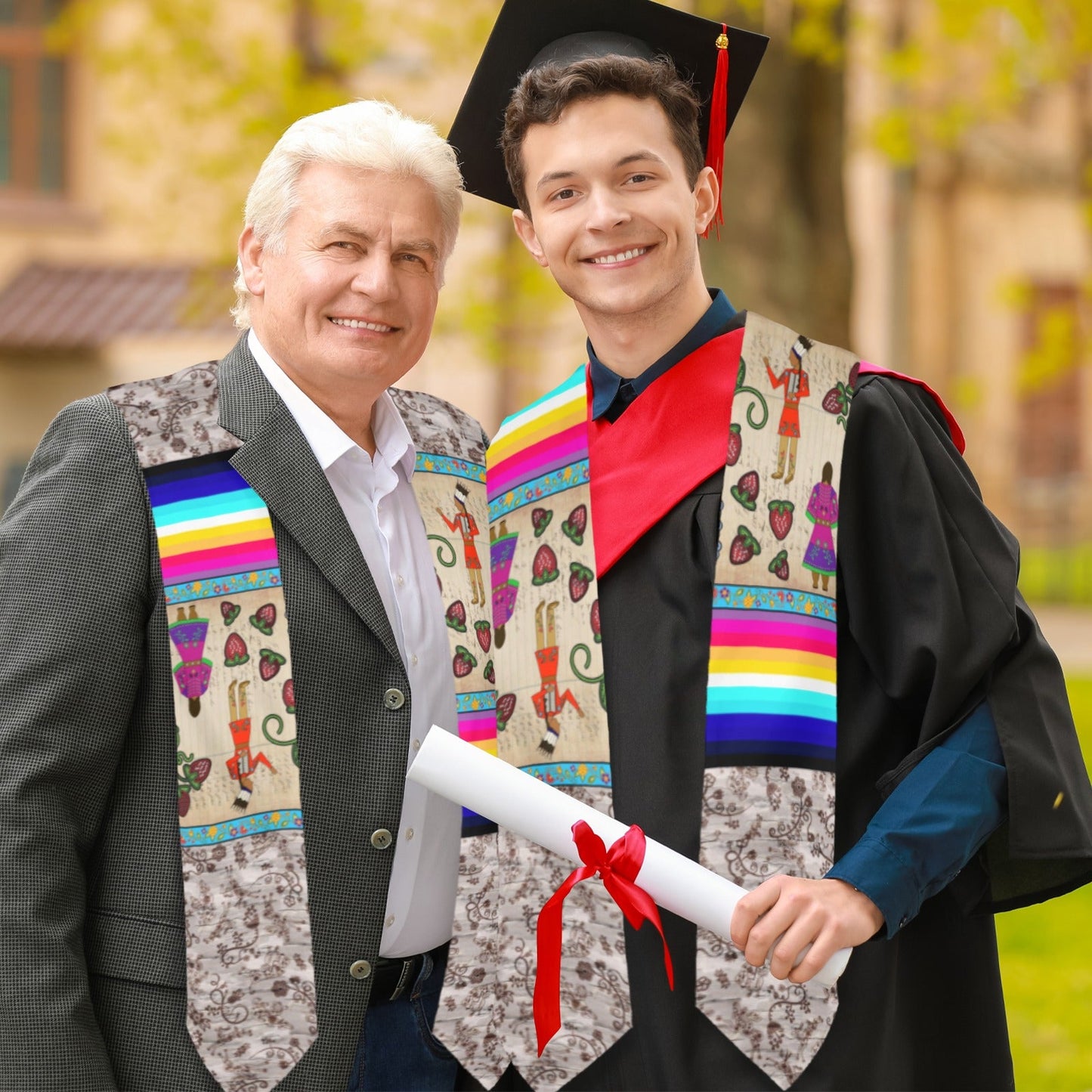 Love Stories Graduation Stole