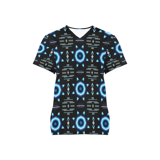 Rising Star Wolf Moon Scrub Top