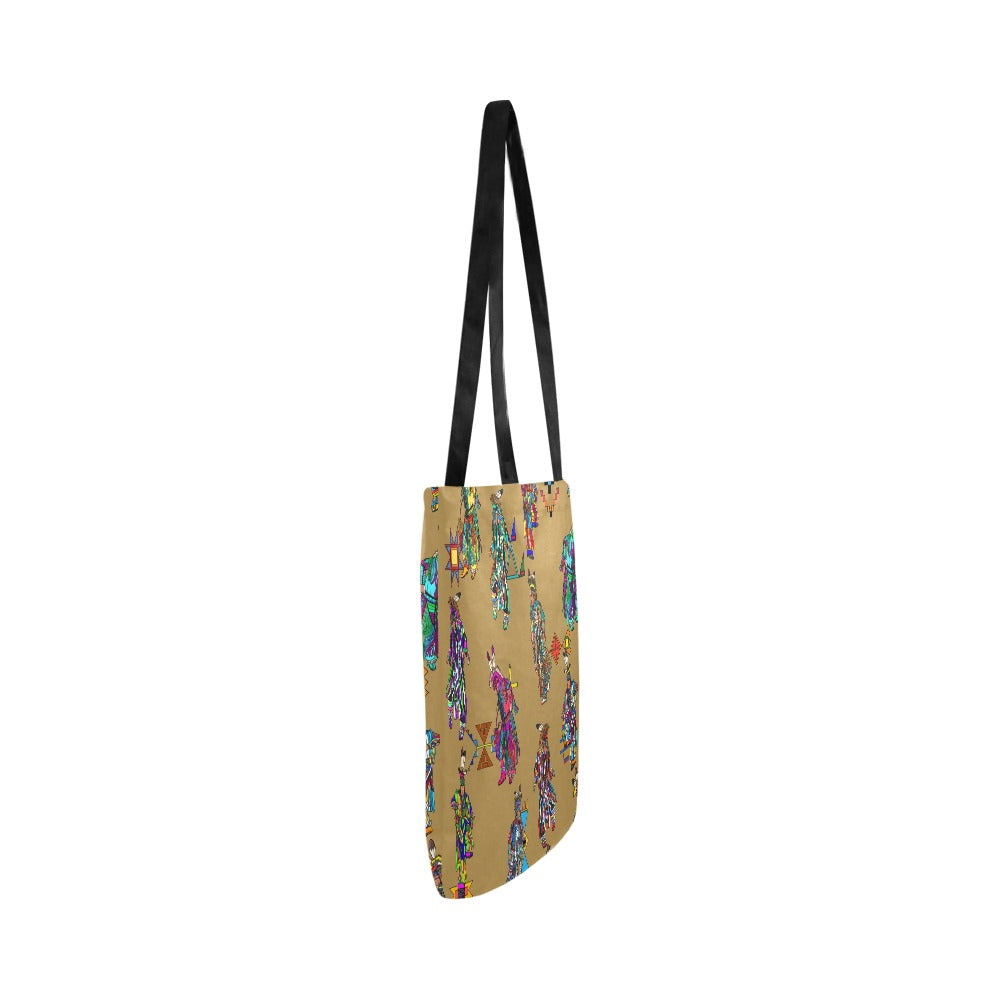 Men's Grass Dancers Earth Reusable Shopping Bag