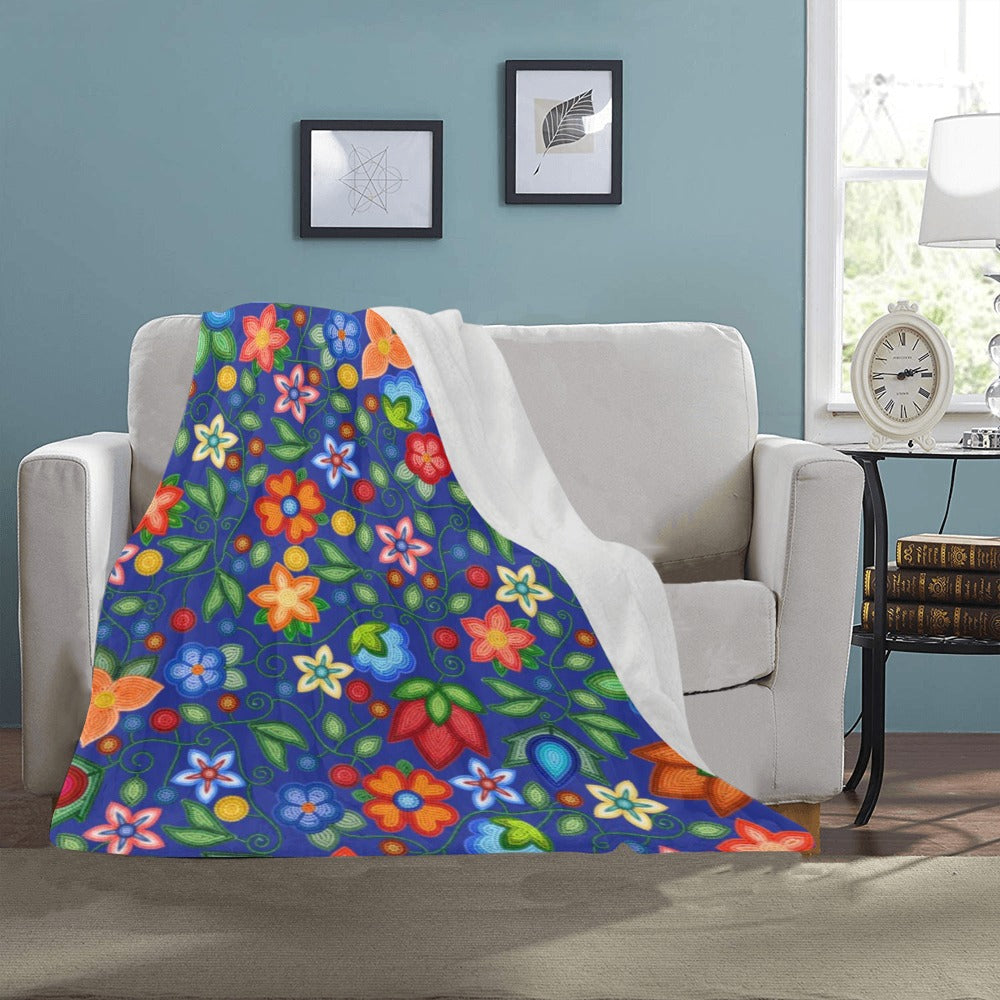 Morning Harmony Sapphire Ultra-Soft Micro Fleece Blanket 40"x50"