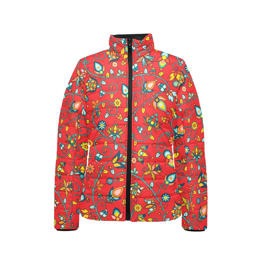 Thorny Path Red Stand Collar Jacket
