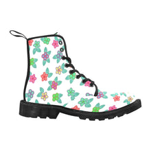 Load image into Gallery viewer, Berry Flowers White Boots for Men
