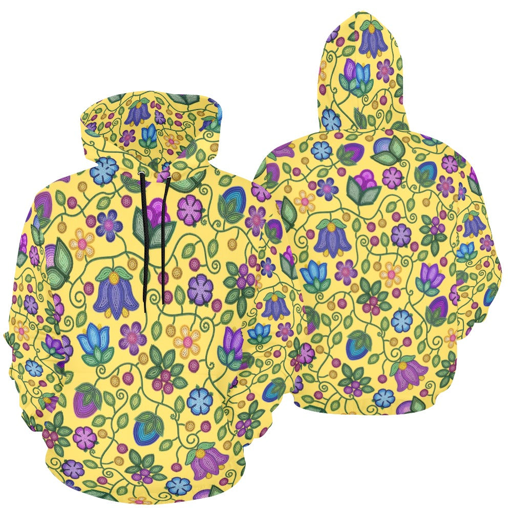 Bloom Uplift Yellow Hoodie for Men